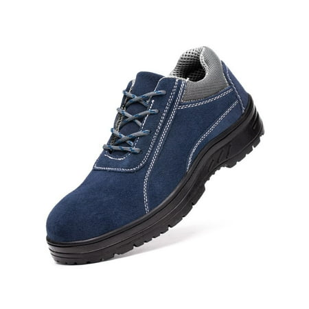 

SIMANLAN Indestructible Steel Toe Work Shoes for Men Women Lightweight Puncture Proof Breathable Working Shoes Size 5.5-10