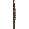 thumbnail image 4 of Ekena Millwork 18"W x 18"H x 3 1/4"ID x 1 1/2"P Crawley Ceiling Medallion (Fits Canopies up to 6 3/4"), Hand-Painted Root Beer Crackle, 4 of 5