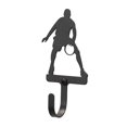 thumbnail image 2 of Village Wrought Iron WH-179-S Basketball Player Wall Hook Small - Black, 2 of 2