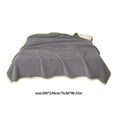 thumbnail image 4 of Xuniizn Soft Blankets, Throw Blanket for Couch, Flannel Sherpa Blanket Fleece Blanket for Adults, Cozy, Plush, Thicken, Reversible, Machine Washable, Gray, 4 of 7