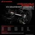 thumbnail image 2 of A-Premium CV Axle Shaft Assembly Compatible with Toyota Highlander 2001-2007 Front Right Passenger Side, 2 of 10