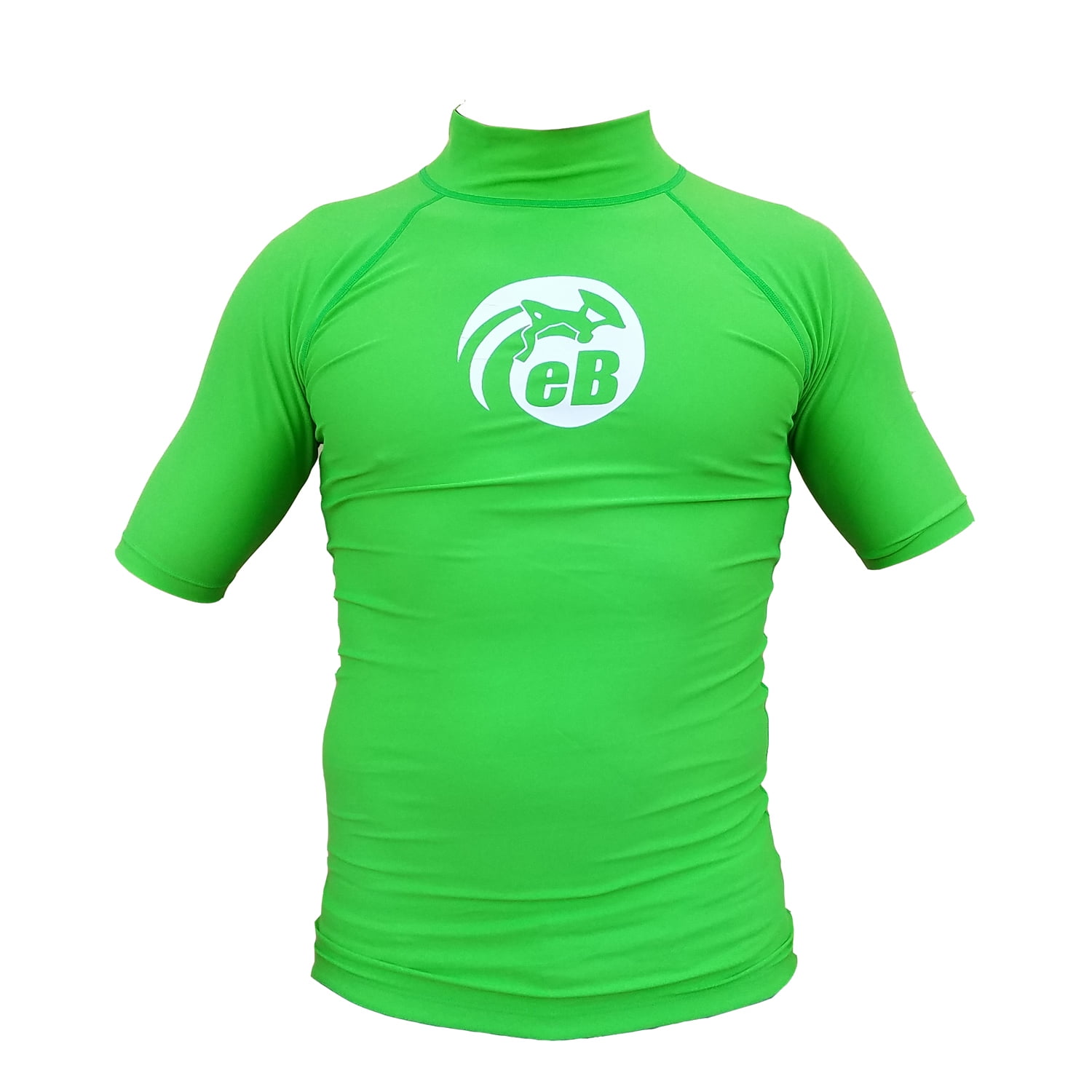 Ebodyboarding Eclipse Short Sleeve Rash Guard Green Size S