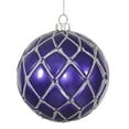 thumbnail image 6 of Vickerman 4"  Magenta Candy Glitt Net Ball 6/B Ball Ornament, 6 of 7