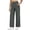 27" inseam: 73# 1Pack:Gray, variant on Womens Plus Size 29" Wide Leg Pants Athletic Yoga Leggings Casual Sweatpants Stretch Dress with Pockets,Black+Black,US Size 2XL