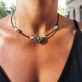 thumbnail image 5 of European And American Novel Flower Pendant All-match Clavicle Chain Neck Chain---Model code 28900, 5 of 5