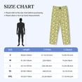 thumbnail image 4 of Sigee Cartoon Fox 2 print Men's Pajama Pants Lounge Sleep Bottoms with Elastic Waistband and Pockets-Medium, 4 of 6