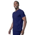 thumbnail image 4 of Urbane Ultimate Men's Modern Fit 2-Way Stretch Three Pocket V-Neck Scrub Top, Style 9151, 4 of 5