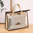 thumbnail image 3 of Sac à Main Transparent Portable pour Femmes Housse Anti-Poussière Sac de Rangement avec Fermeture Éclair pour Protection contre la Poussière et l'Eau Pliable, 3 of 3
