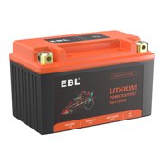 12 Volt 6Ah LiFePO4 Lithium Motorcycle Battery Pre Charged Maintenance Free High Performance Compatible with ATV Jet Ski Scooter UTV