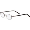Safilo: Elasta Stainless Steel Brown Frames, 1 ct