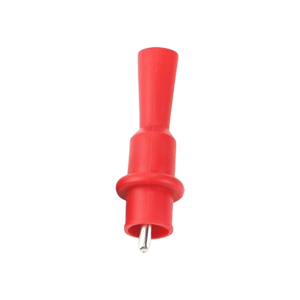 Kenally Cable de prueba Pinza de cocodrilo Pinzas de prueba de caimanes resistentes al desgaste Abrazaderas Abrazadera eléctrica Medidor de Suministros de soldadura Rojo