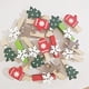 thumbnail image 4 of 25/50 piezas de pinzas de madera para Navidad, pinzas para fotos de copos de nieve de alce para pared, adornos navideños DIY, regalos de Año Nuevo para adornos de árbol de Navidad, 4 of 5
