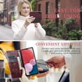 thumbnail image 4 of Leather Case for Samsung Galaxy A13 Card Slot Folio Flip Wallet Case for Samsung Galaxy A13 Premium PU Magnetic Kickstand Cover Soft TPU Inner Case Red, 4 of 7