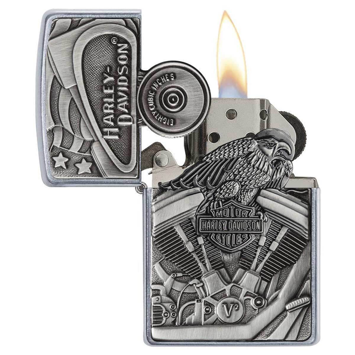 Zippo Harley-Davidson Street Chrome Windproof Motorcycle Zippo Harley-Davidson Street Chrome Windproof Motorcycle