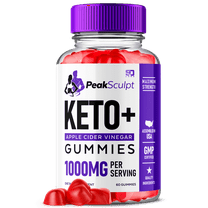 Peak Sculpt Keto ACV Gummies 1000MG Maximum Strength Formula 60 Gummies