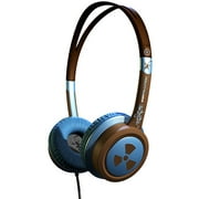 iFrogz Ear Pollution Toxix Headphones, Blue/Brown