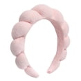thumbnail image 5 of Enchante Crescent Pink Spa Headband with Soft Comfort Design for Skincare & Makeup, 5 of 8