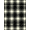 Black And White, Pattern 3, variant on ODIKA Boho Banded Lines Bordered Fireplace Frame Farmhouse Plaid Striped Refined for Bedroom, Nursery, RV, Pet Friendly & Kids Safe Bedside