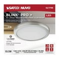 thumbnail image 3 of Blink Pro+ - Light Brushed Nickel/Silver Contemporary Aluminum Flush Mount Light, 3 of 15