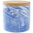 thumbnail image 1 of Tarro de aperitivos para perros, bote de cerámica y madera para alimentos para mascotas, tarro de almacenamiento de galletas para perros, 1 of 6