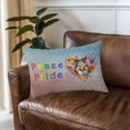 thumbnail image 3 of Peace Love Pride Shetland Sheepdog with Rainbow Sunglasses LGBT LGBTQ+ Quilt Pillowcase Sheltie Dog Lover Gifts Throw Pillow Cover Bed Home Decor - 01004, 3 of 5