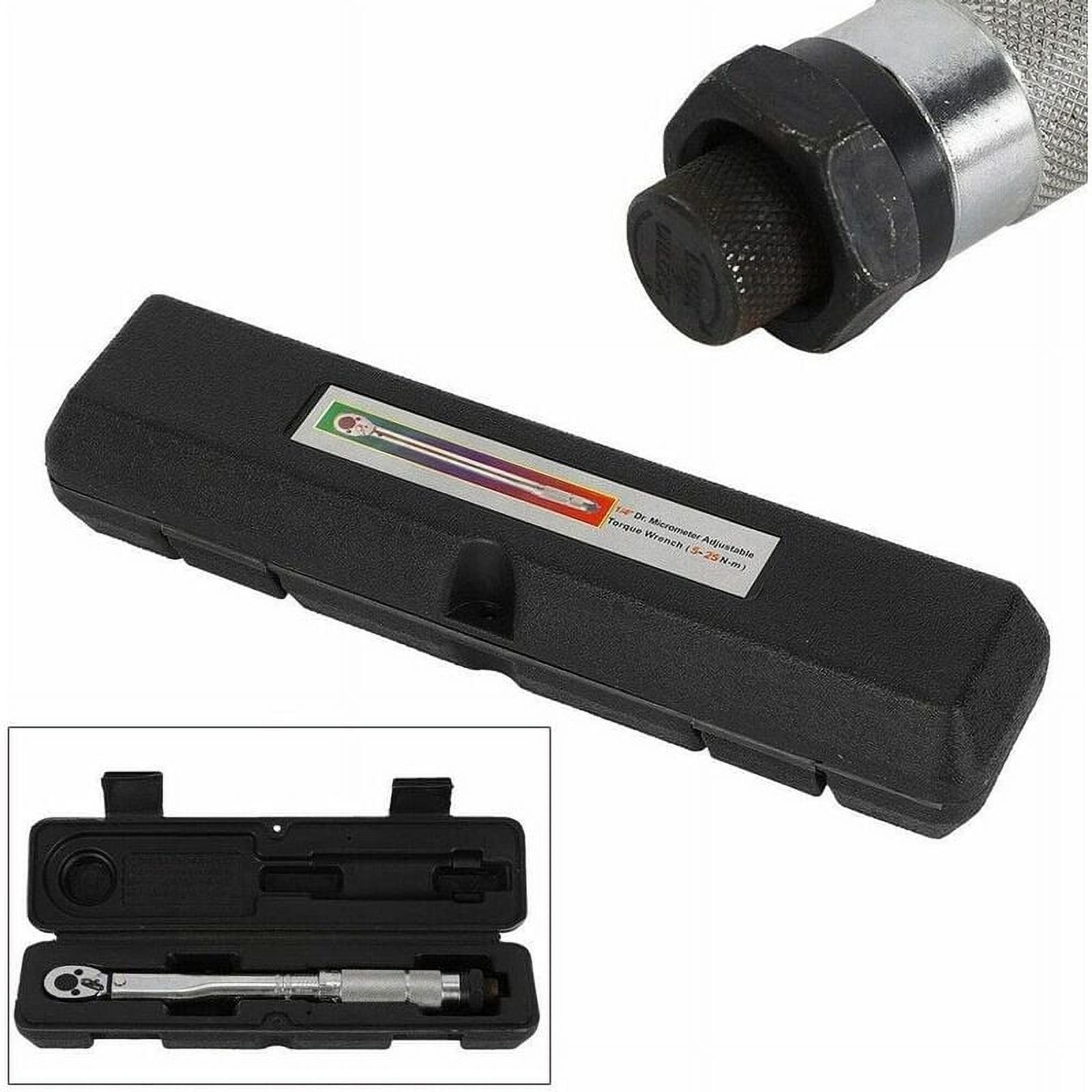 Calibrated Click Hand Ratchet, Adjustable Torque Wrench With Extreme Durability, Quick Socket Release For Professional And Industry Applications, Storage Case Included