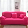 thumbnail image 1 of Nvzi Couch Cover for Living Room, 2 Seater Stretch Furniture Protector Dust-Proof Loveseat Cover All-Inclusive Cover Furniture Protector Chair Covers for Living Room （Dark Pink）, 1 of 5