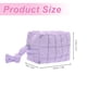 thumbnail image 5 of Bolsa de Maquillaje Única Bargains Bolsa Cosmética Acolchada Bolsa de Aseo Organizador de Maquillaje Organizador Cosmético de Viaje Bonita Bolsa de Maquillaje para Mujeres Morada, 5 of 7