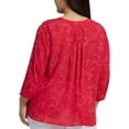 thumbnail image 2 of NYDJ womens  Plus Pintuck Blouse, 3X, 2 of 3