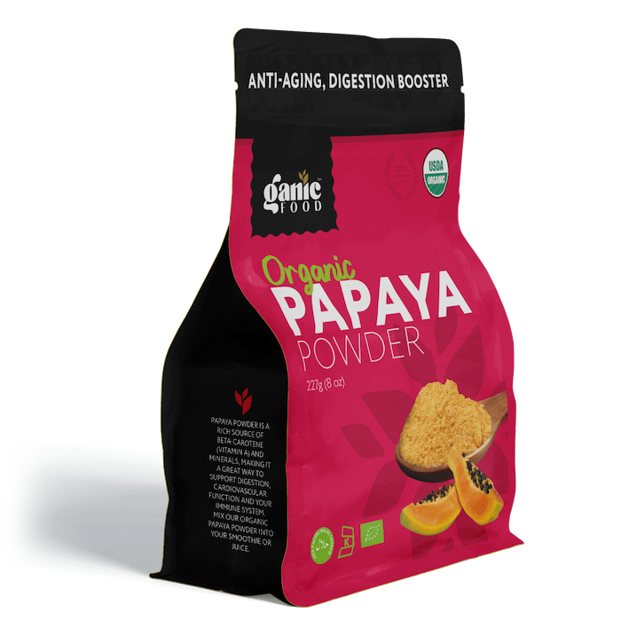 Organic Papaya Fruit Powder by Ganic Food Antioxidant Papaya Enzyme