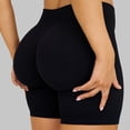 thumbnail image 2 of COMVALUE Women's Workout Impact Shorts 3.6" /4.5" Scrunch Butt Lifting Gym Shorts Yoga Running Biker (Black, S), 2 of 7
