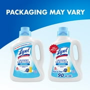Lysol Laundry Sanitizer Additive Sanitizing Liquid for Clothes and Linens, Unscented, 90 oz