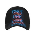 thumbnail image 2 of XMXT Baseball Cap, Eat Sleep Games Print Pattern Sun Hats for Men, One Size Black, 2 of 9