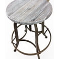 thumbnail image 3 of Arthur Retro Steel Rotating Adjustable Height Barstool - Copper, 3 of 4