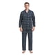 thumbnail image 1 of GLOBAL Conjuntos de Pijamas para Hombre, Ropa de Dormir de Franela 100% Algodón, Ropa de Dormir Superior E Inferior de Manga Larga, Cuadros Verdes M, 1 of 6