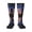 2 Black-1, variant on Women's Knee High Socks Blue Flag Autism Awareness Outdoor Casual Tube Socks