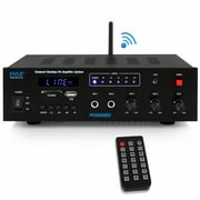 Pyle PFA600BU 300 Watts 2-Channel Compact Bluetooth Public Address Amplifier