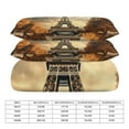 thumbnail image 3 of Eiffel Tower Bedding Set with Zipper Closure for Girls & Boys, 3 of 6