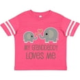 thumbnail image 3 of Inktastic Grandaddy Loves Me Elephant Boys or Girls Toddler T-Shirt, 3 of 5