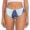 thumbnail image 1 of Balery Cute Gnomes in USA1 Ropa Interior de Algodón para Mujer con Dibujo – Braguitas Cómodas y Elásticas, Estilo Clásico-XX-Large, 1 of 6