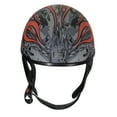 thumbnail image 4 of Fulmer, (1)3012924, Adult Shorty Motorcycle Helmet - DOT Approved - 301 TAC - Blaze Red, L, 4 of 4