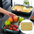 thumbnail image 3 of Cup Drying Rack Gongfu Tea Tray Water Storage Capacity Dish Drain Tray Board Drying Pad Fruit Serving Tray For Kitchen Counter Cup Office, 3 of 6