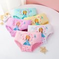 thumbnail image 4 of Esaierr 2-12 Years Girls 4PCS Underwear Boxer Briefs for Toddler Kids Breathable Cotton Print Shorts Baby Girls Underwear Briefs(Color Mix Match), 4 of 4