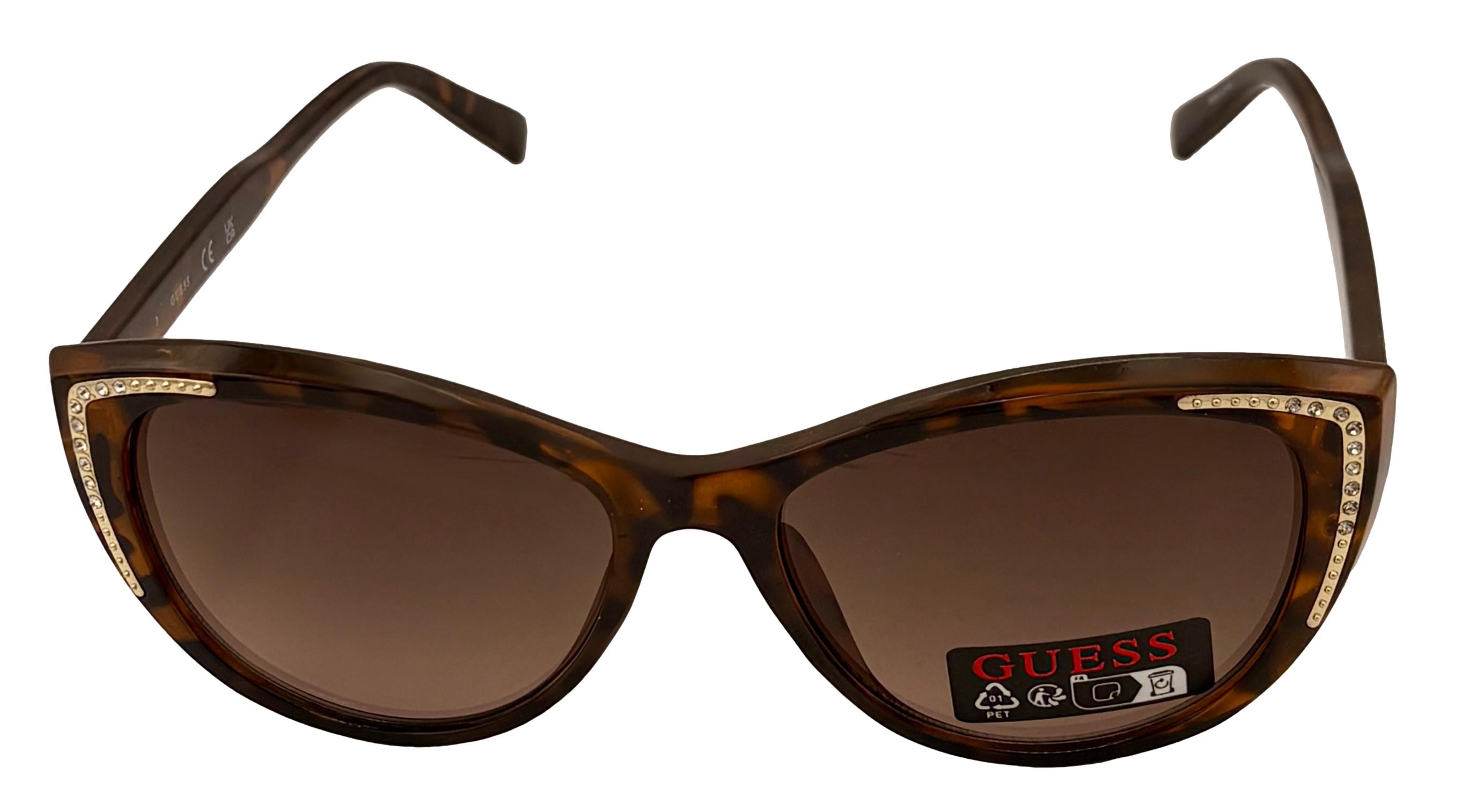 Guess Sunglass Womens Dark Havana Cat Eye Brown Gradient Lens GO00006 52F