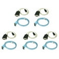 thumbnail image 1 of 5X RJ45 Network Cable Serial Cable Rj45 to DB9 and RS232 to USB (2 in 1) CAT5 Ethernet Adapter LAN Console Cable,5 x Rj45 to DB9 Cable 5 x RS232 to USB Cable,blue&white&black, 1 of 8
