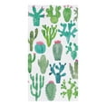 thumbnail image 3 of Cloth Washing Dish Absorbent Super Household Soft Microfiber Cloth Cleaning Towel Kitchen Watercolor Plant Cactus, 3 of 7