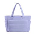 thumbnail image 1 of Bolso de hombro acolchado para mujer, bolso de mano impermeable con múltiples bolsillos, bolso para portátil, para el trabajo, el gimnasio, 1 of 8