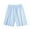 Light Blue, variant on zeranth Mid-rise Elastic Waistband Pajama Shorts Ribbed Colorfast Breathable Wide Leg Men Ice Silk Pajama Pants Homewear
