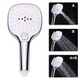 thumbnail image 3 of Cabezal de ducha de mano elegante para un baño personalizado, ahorro de agua, material liviano y fácil instalación, 3 of 5