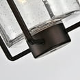 thumbnail image 4 of RADIANCE Goods Transitional 1 Light Rubbed Bronze Outdoor Wall Sconce 12" Height, 4 of 9